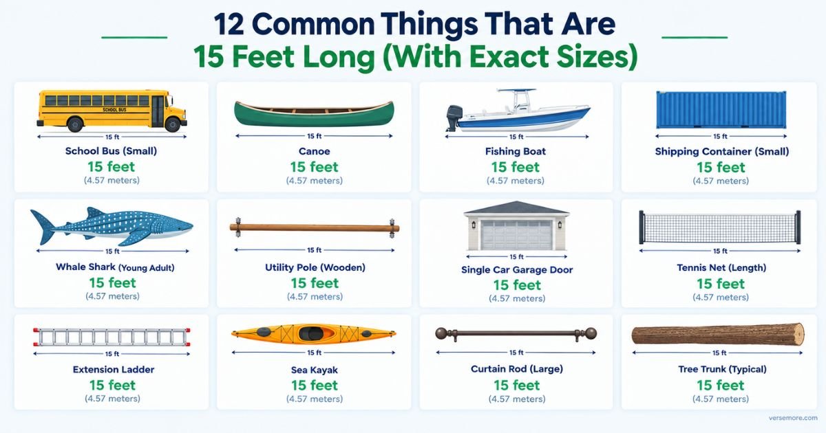 12 Common Things That Are 15 Feet Long (With Exact Sizes)