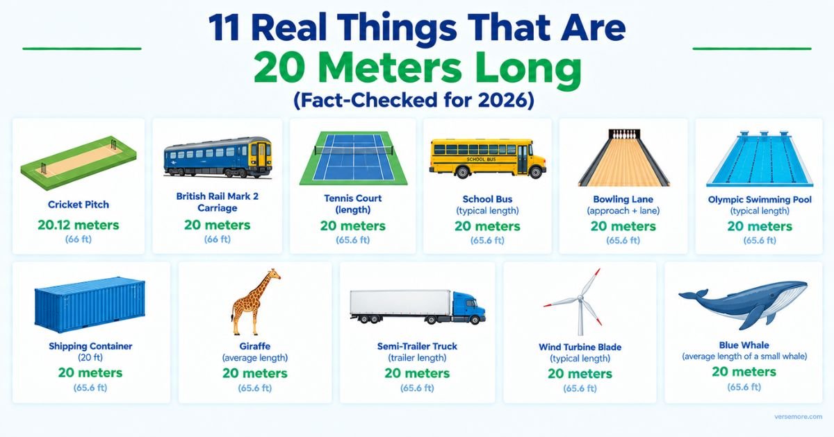 11 Real Things That Are 20 Meters Long (Fact-Checked for 2026)