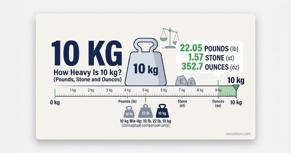 How Heavy Is 10 kg? (Pounds, Stone and Ounces)