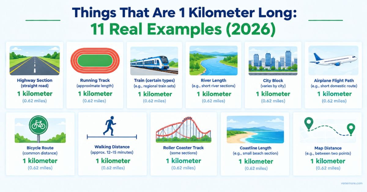 Things That Are 1 Kilometer Long: 11 Real Examples (2026)