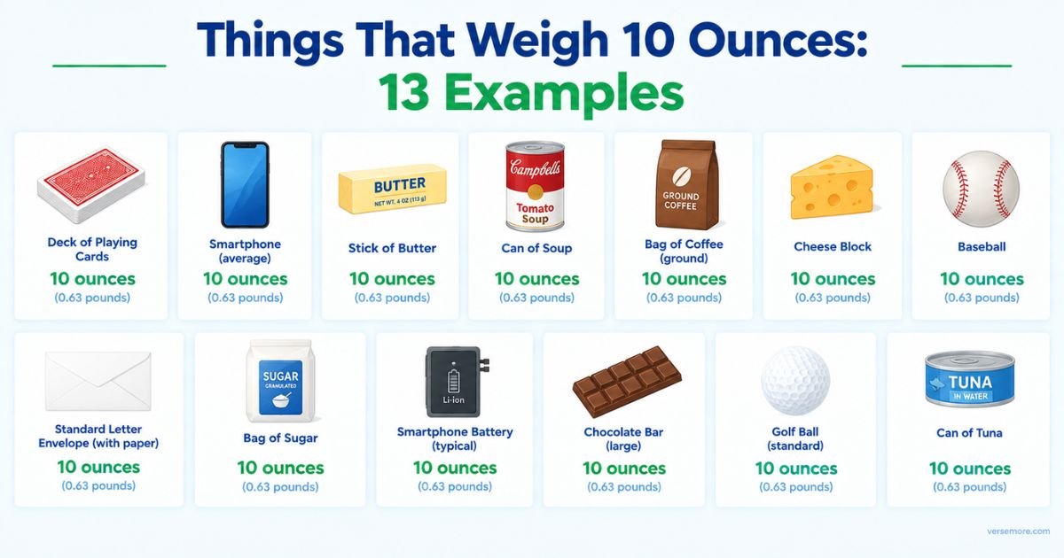 Things That Weigh 10 Ounces: 13 Examples